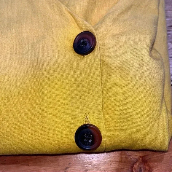 Urban Outfitters Linen Blend Boho Button front Blouse / shirt ❤️ - Picture 3 of 10